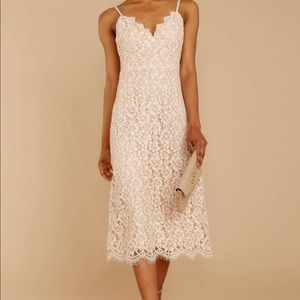 Cream lace dress